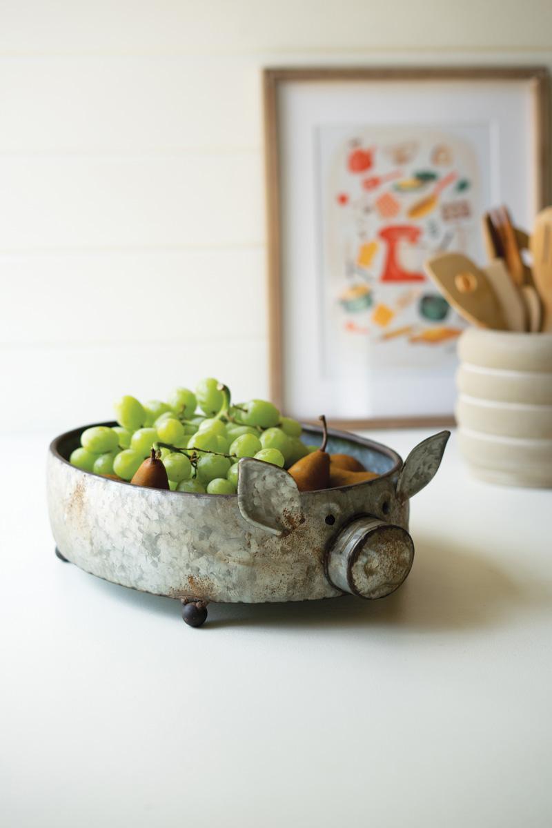 Galvanized Metal Pig Tray