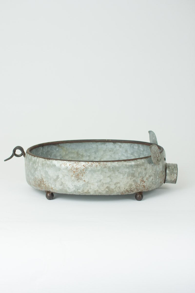 Galvanized Metal Pig Tray