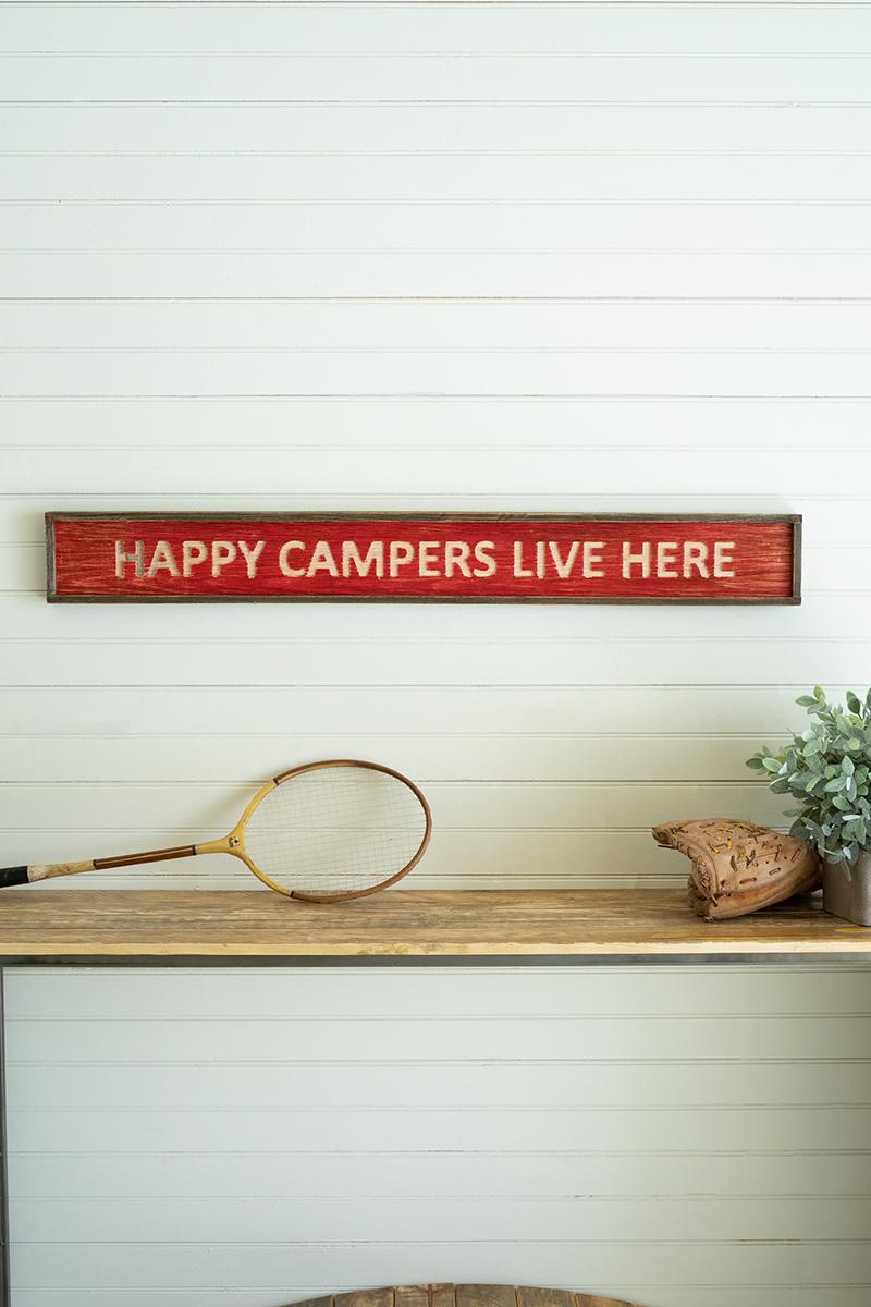 Happy Campers Sign